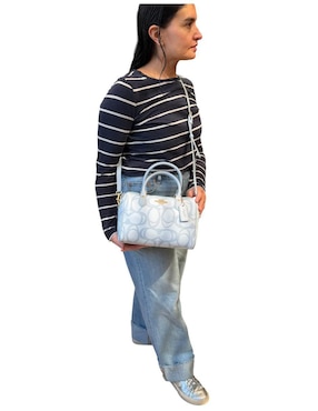 Bolsa satchel Coach Rowan para mujer