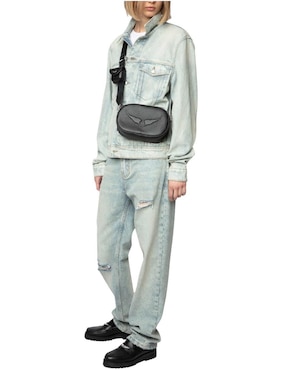 Bolsa crossbody Zadig & Voltaire Rock de cuero para mujer