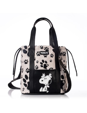 Bolsa bucket Peanuts Snoopy y Woodstock para mujer