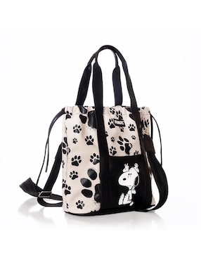 Bolsa bucket Peanuts Snoopy y Woodstock para mujer