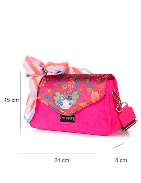 Bolsa flap Ay Güey Ajolote para mujer