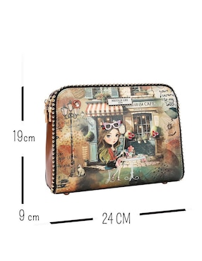 Bolsa crossbody Nicole Lee Virtual Friend para mujer