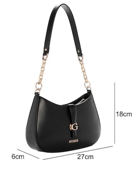 Bolsa shoulder Guess Carrie para mujer