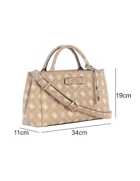 Bolsa satchel Guess para mujer