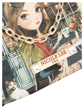 Bolsa satchel Nicole Lee Virtual Friend para mujer