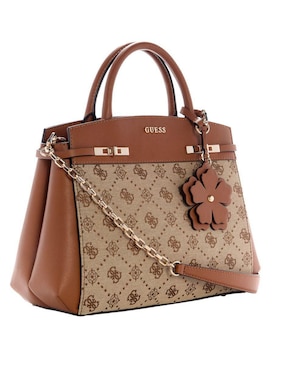 Bolsa satchel Guess Melinda Logo guess para mujer