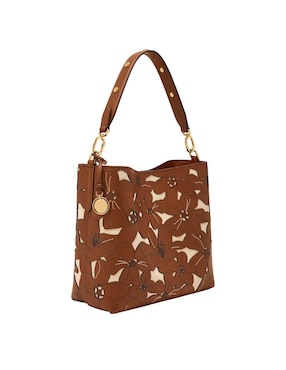 Bolsa bucket Fossil Jessie de piel para mujer