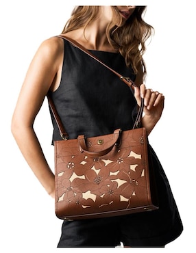 Bolsa tote Fossil Gemma de piel para mujer