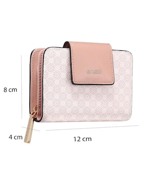 Cartera Enso Monogram Blush para mujer