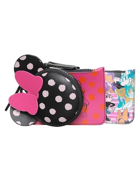 Cartera W Capsule Minnie Mouse Para Mujer