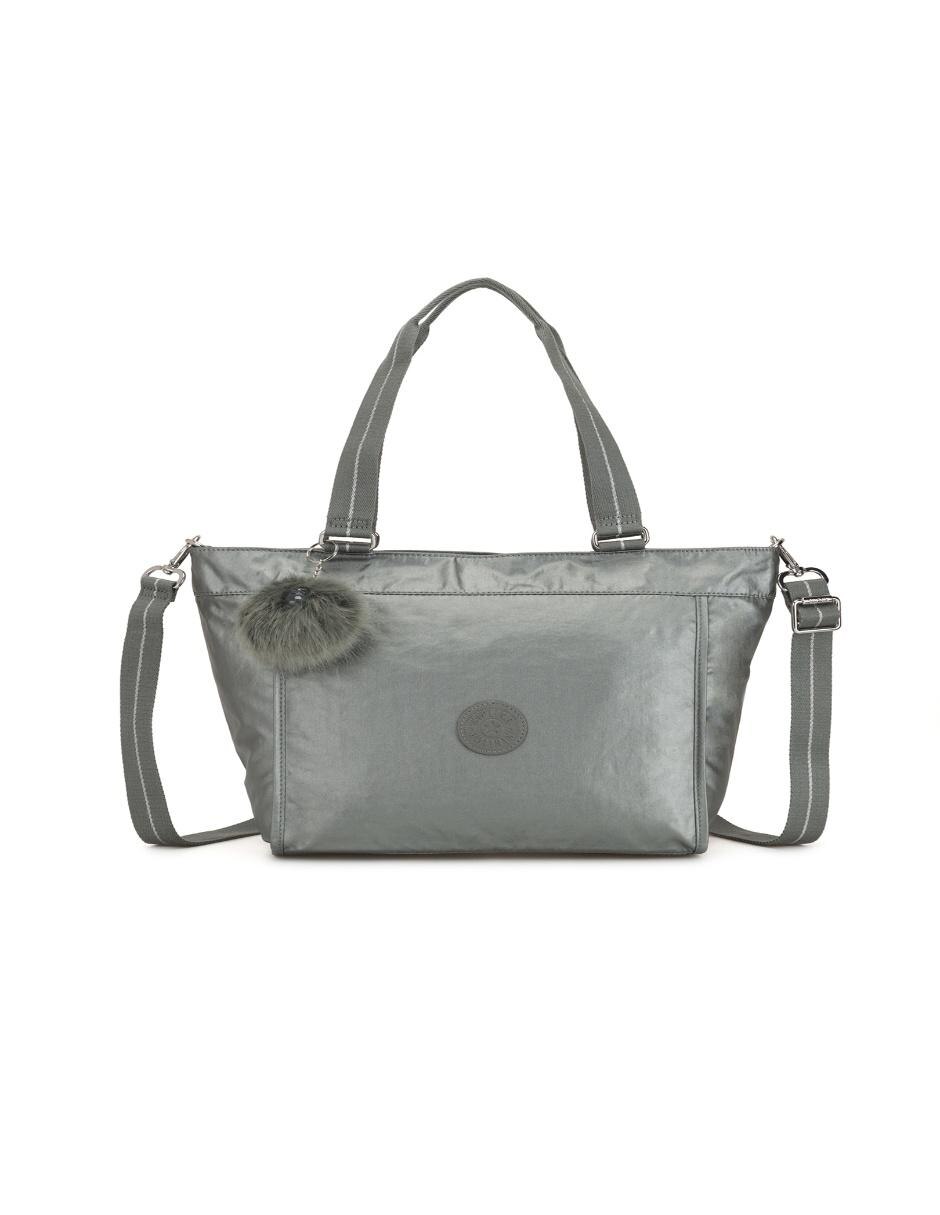 Bolsa tote Kipling cierre plateada en Liverpool