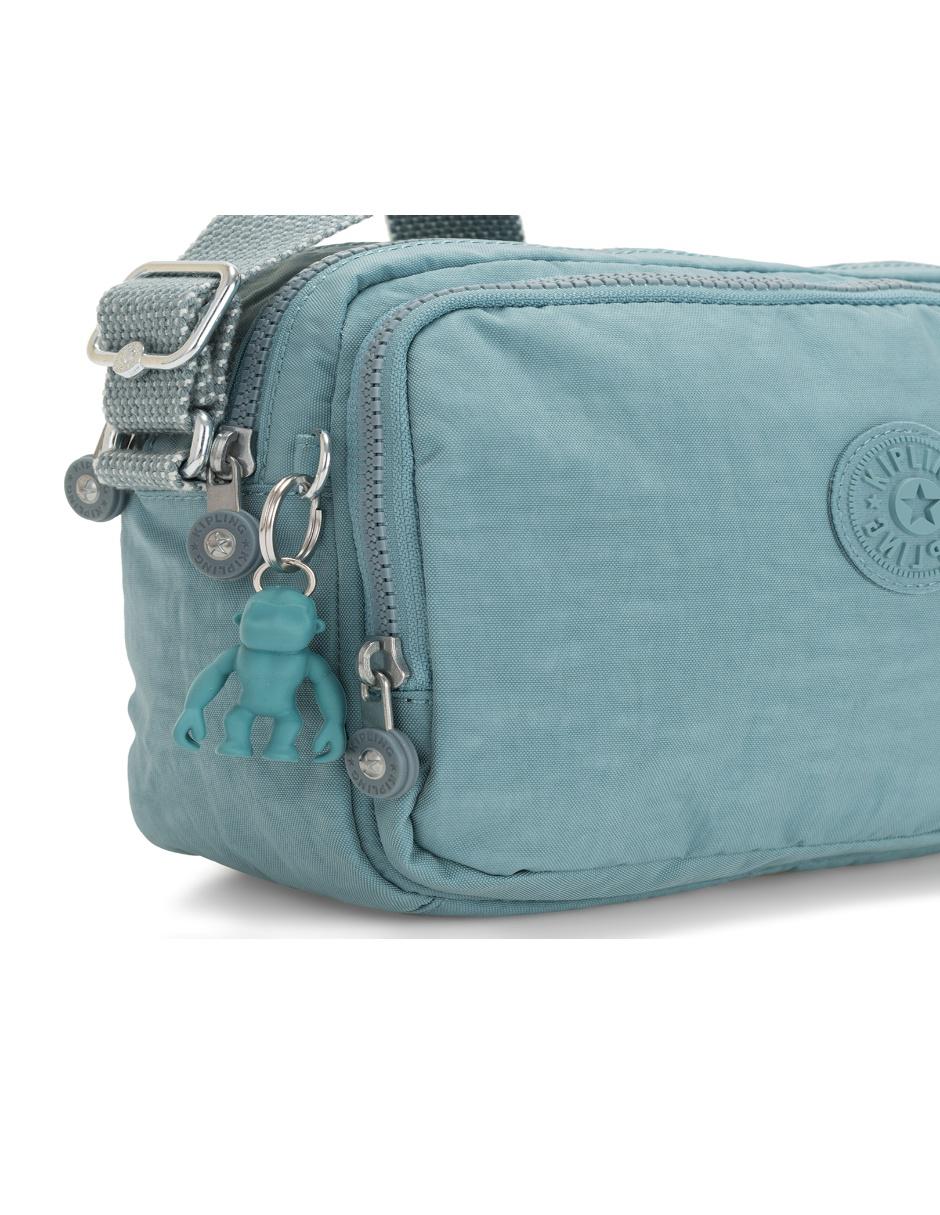 mochila kipling azul celeste