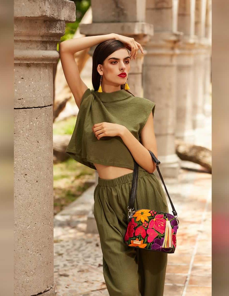 Bolsa crossbody México Querido de piel 3