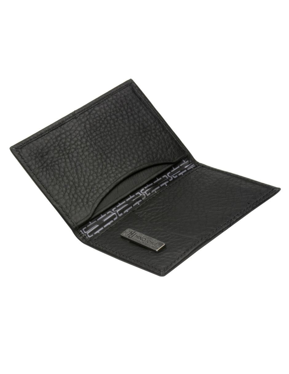 Tarjetero de piel para hombre 6