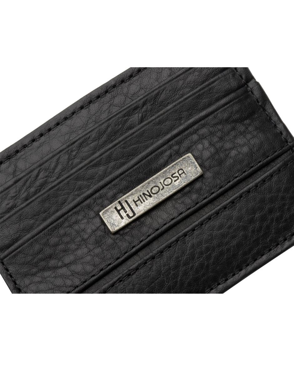 Tarjetero de piel para hombre 5