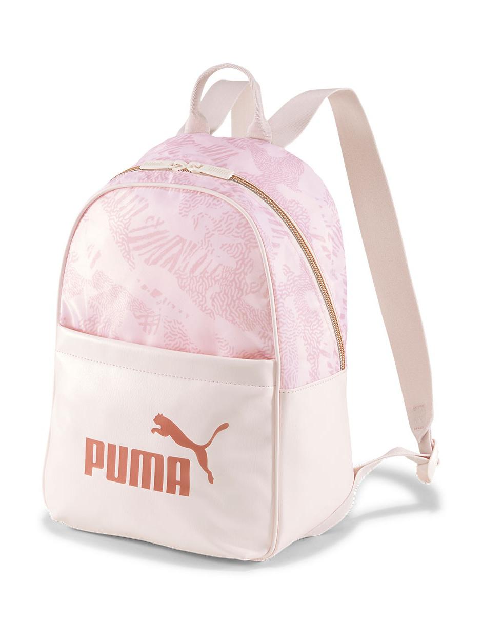 transferencia de dinero Alerta Reafirmar Mochila Puma rosa con diseño camuflaje