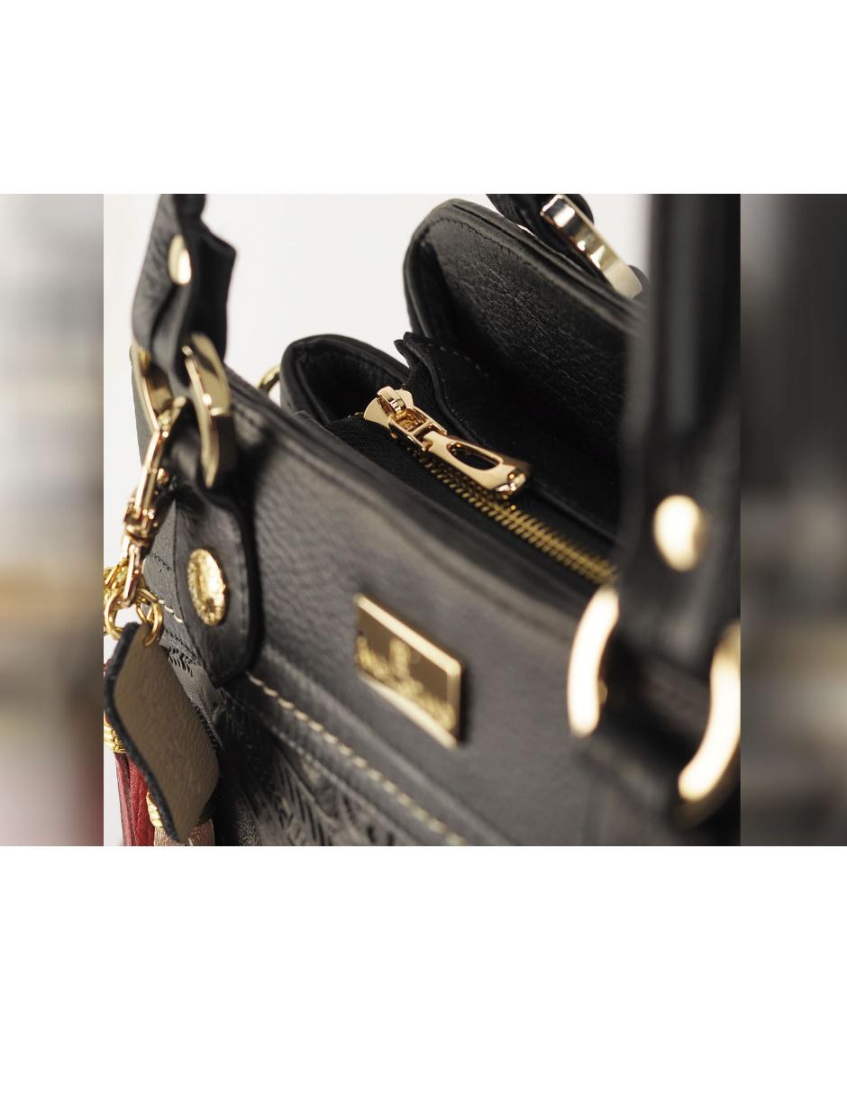 Bolsa satchel México Querido de piel para mujer 6