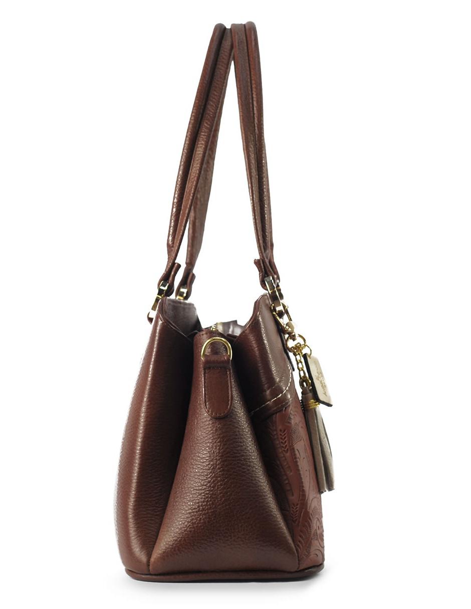 Bolsa satchel México Querido de piel para mujer 5
