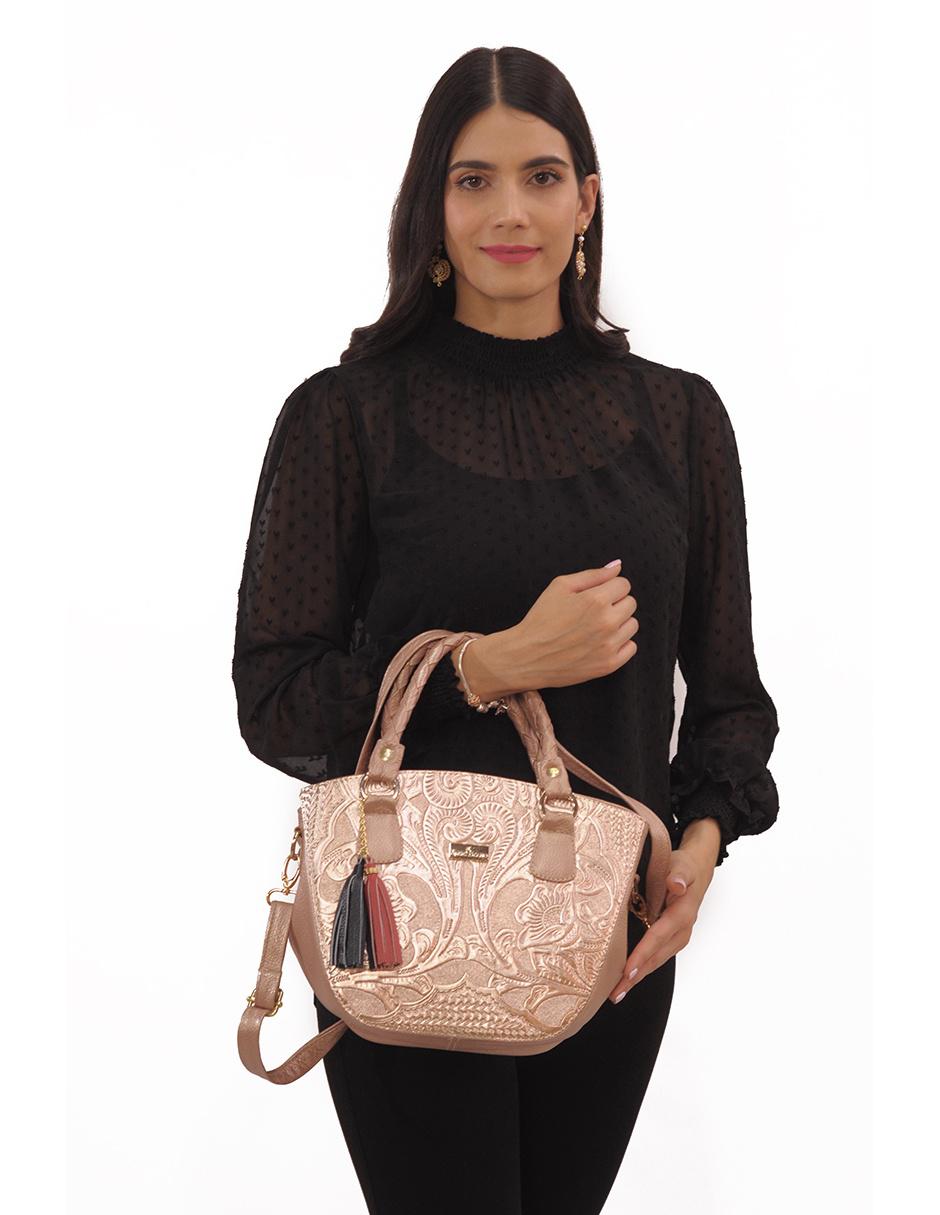 Bolsa satchel México Querido de piel 8