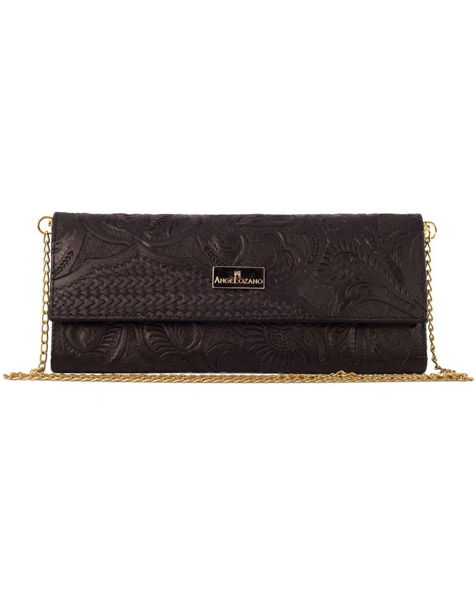 Bolsa clutch Sara piel broche Bolsa clutch Sara piel broche