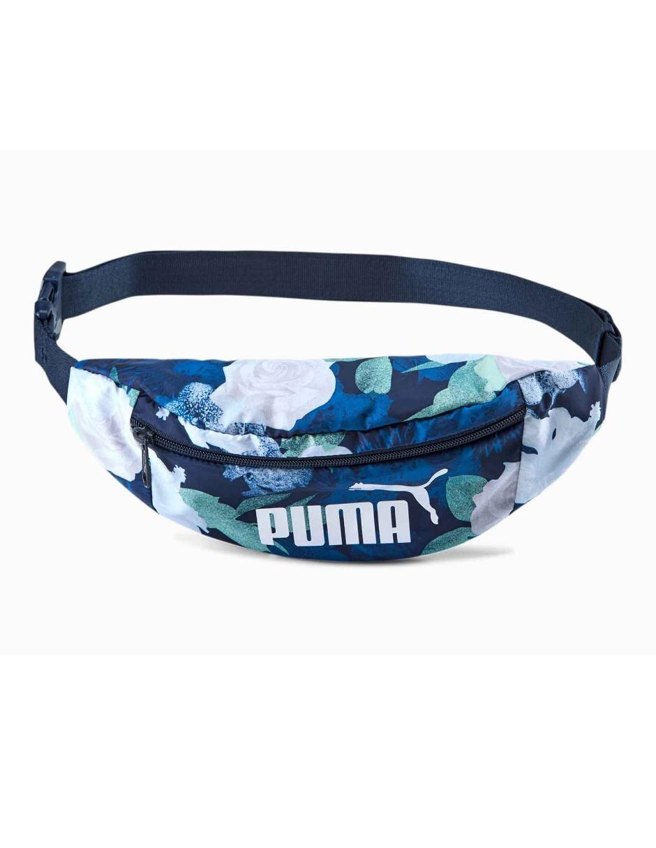 Cangurera Puma azul con diseño floral en Liverpool