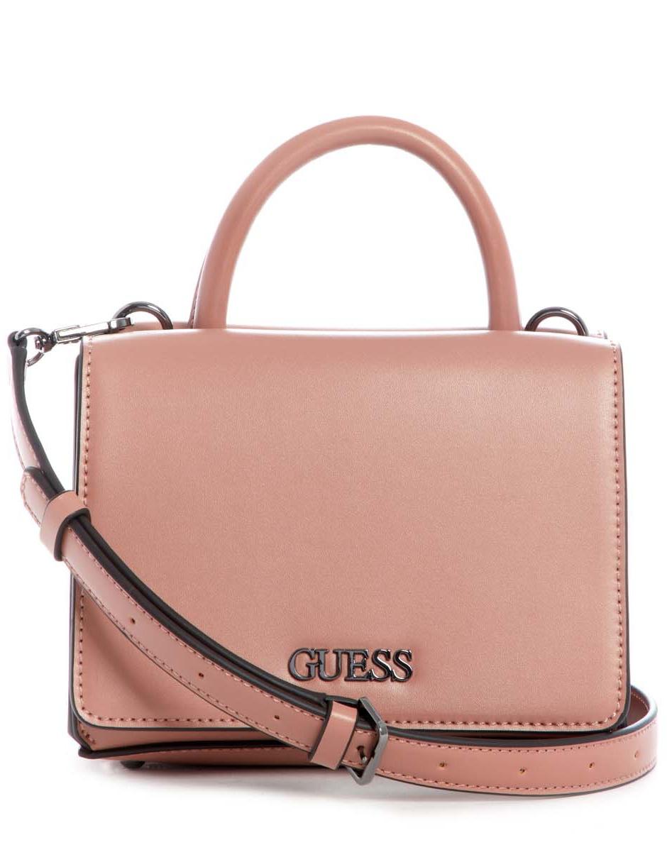 Bolsa crossbody Guess broche rosa medio en Liverpool