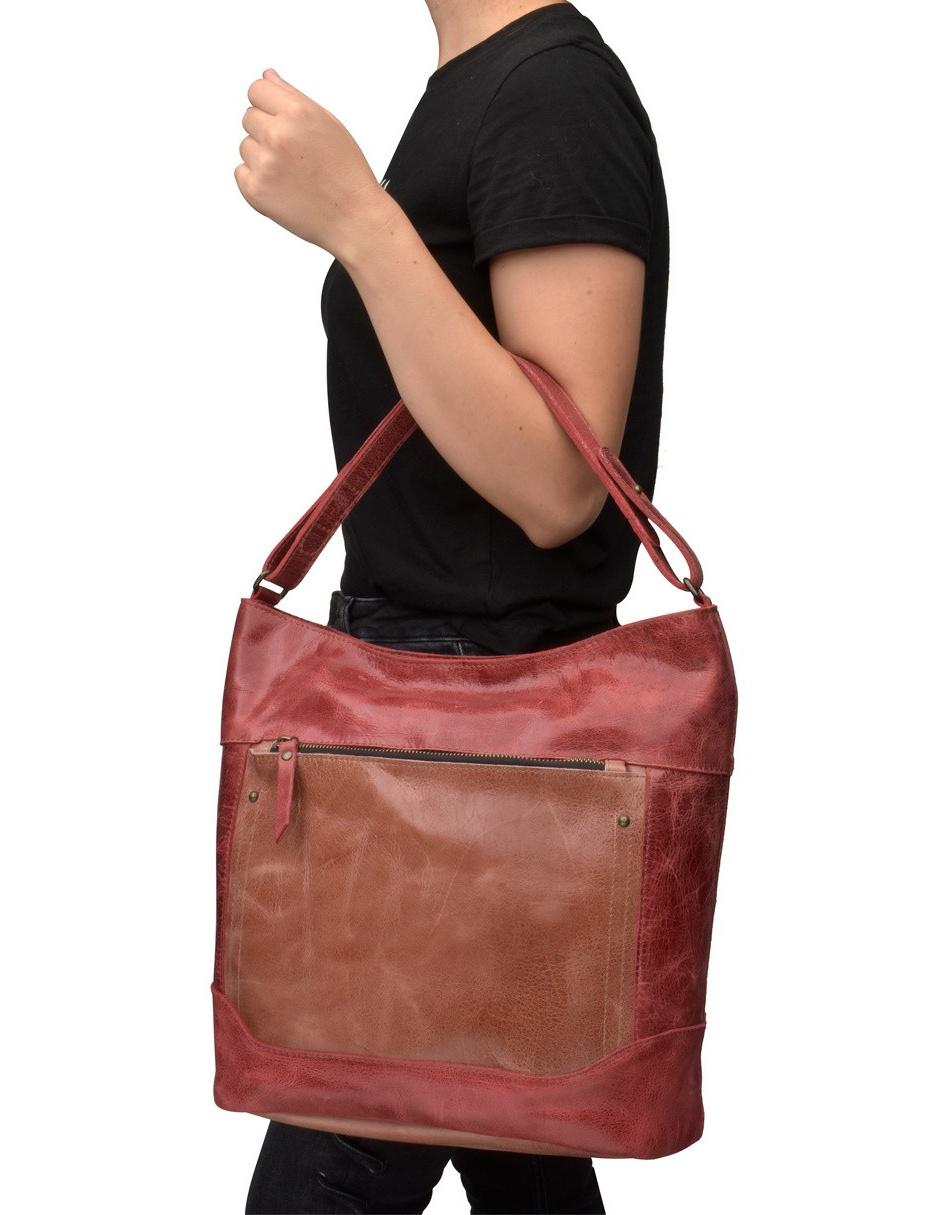 Bolsa tote de piel para mujer 6