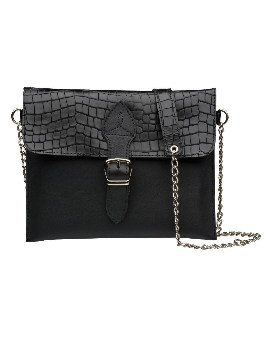 Bolsa crossbody de piel para mujer