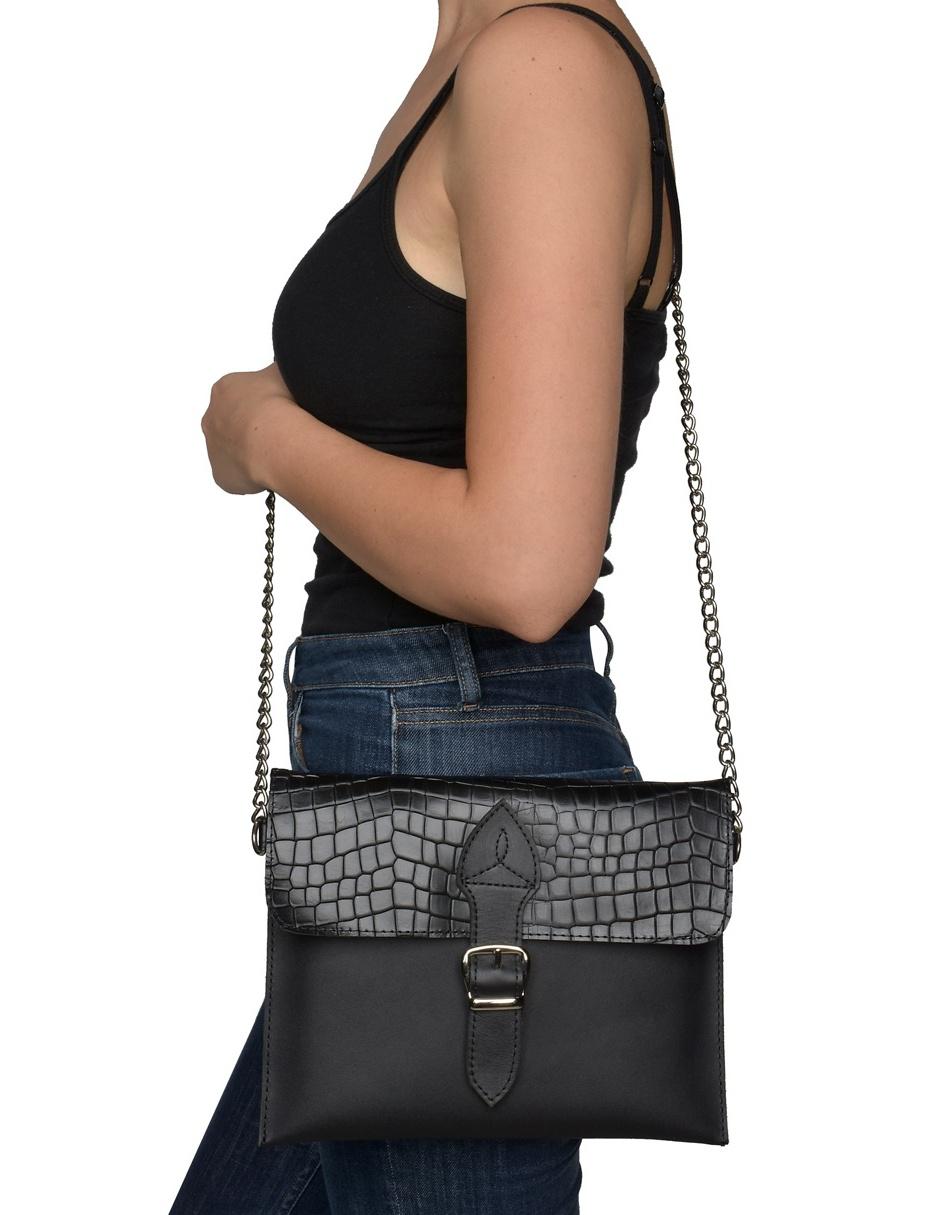 Bolsa crossbody de piel para mujer 5