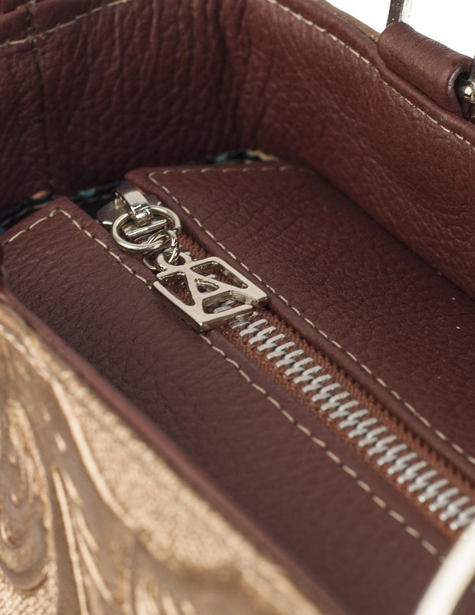 Bolsa satchel México Querido de piel 3
