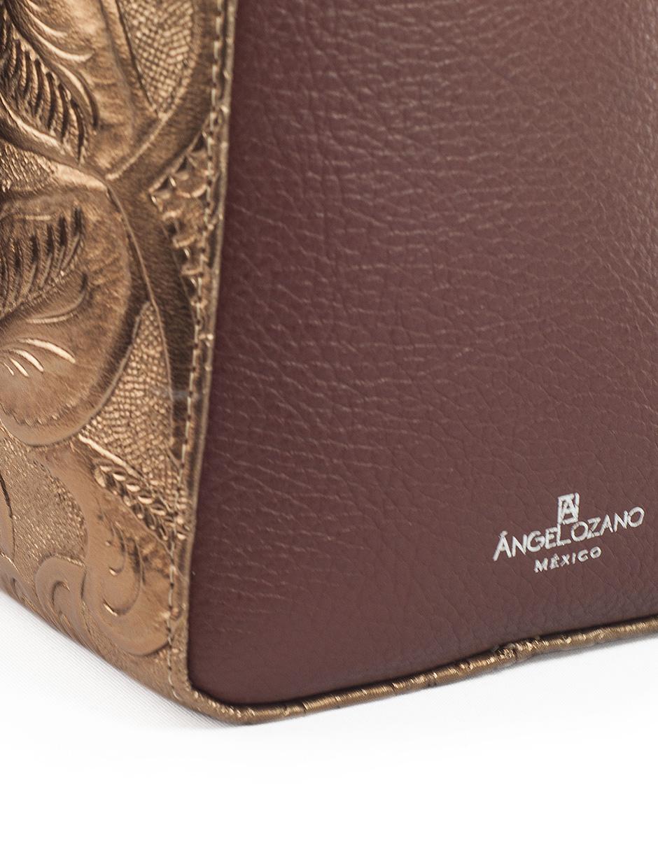 Bolsa satchel México Querido de piel 6