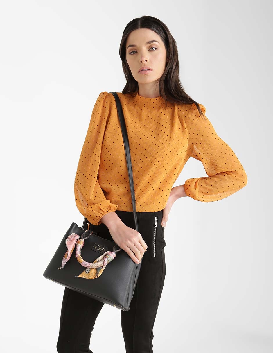 BOLSA CLOE SATCHEL 3BLCV20449, NEGRO