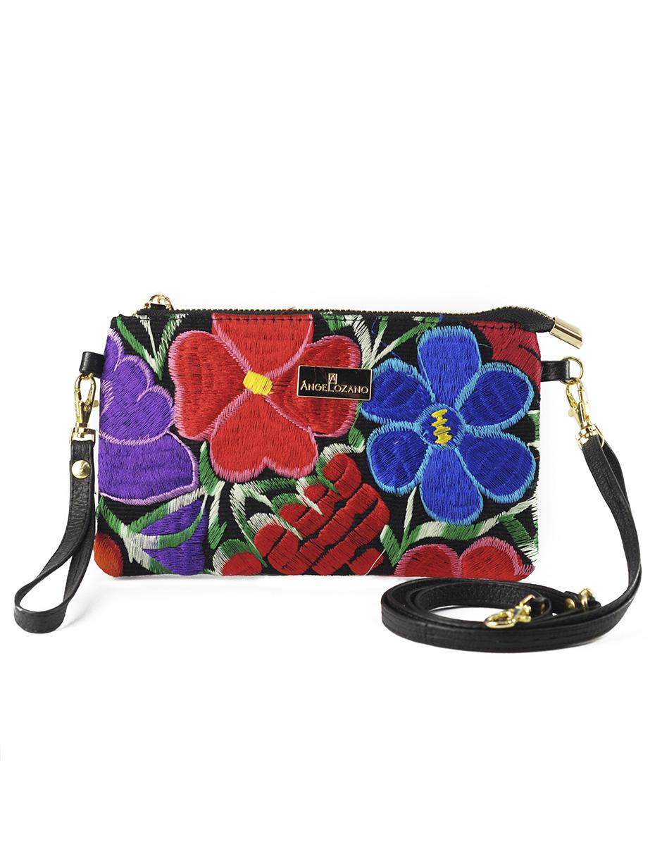 Bolsa wristlet México Querido de piel