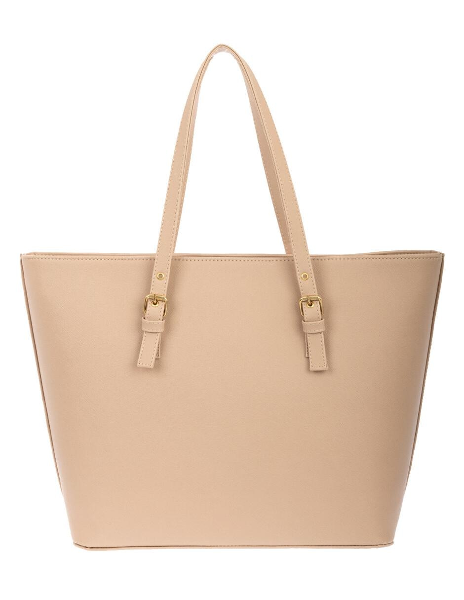 Bolsa tote con mascada colgante 3