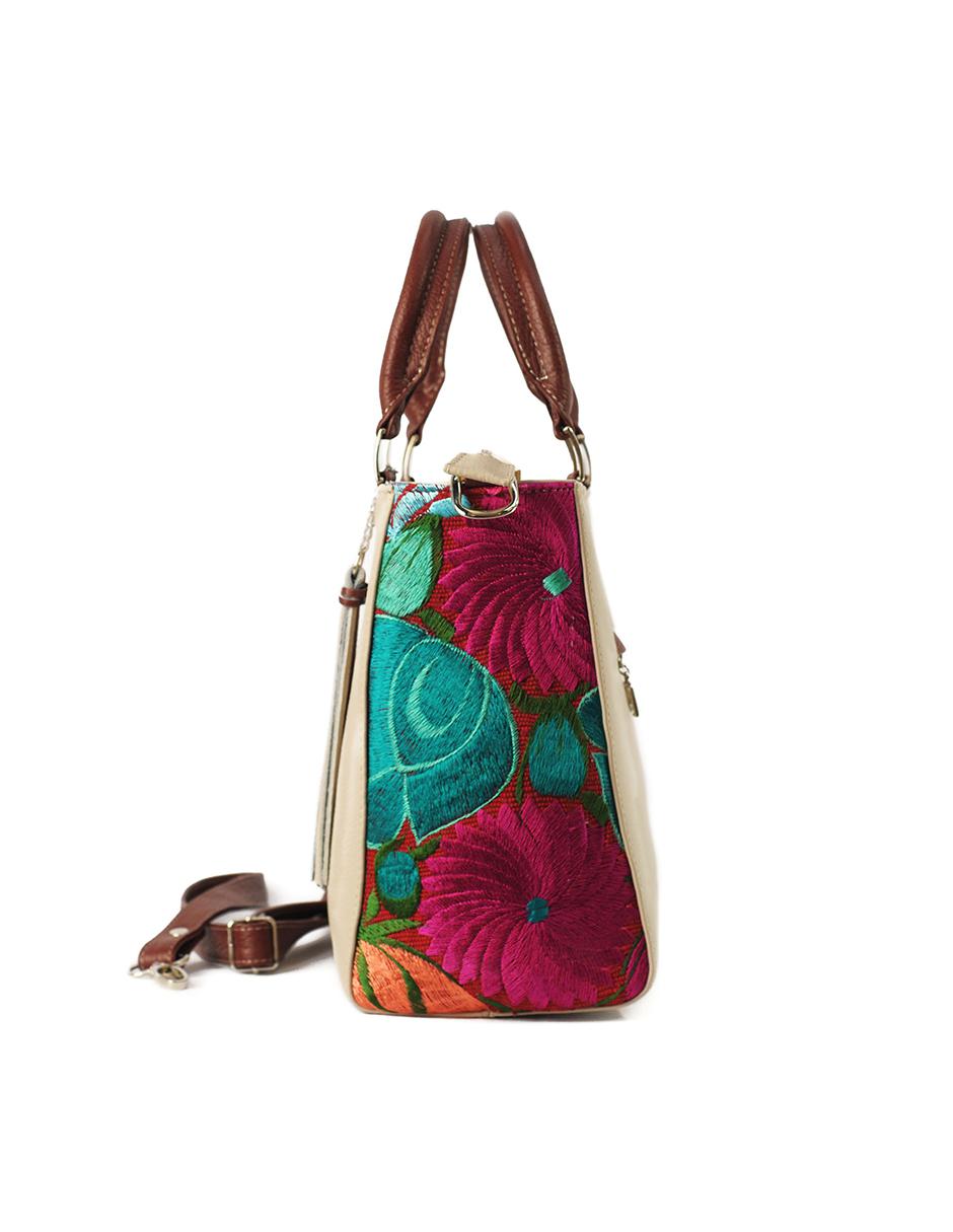 Bolsa satchel México Querido de piel 6