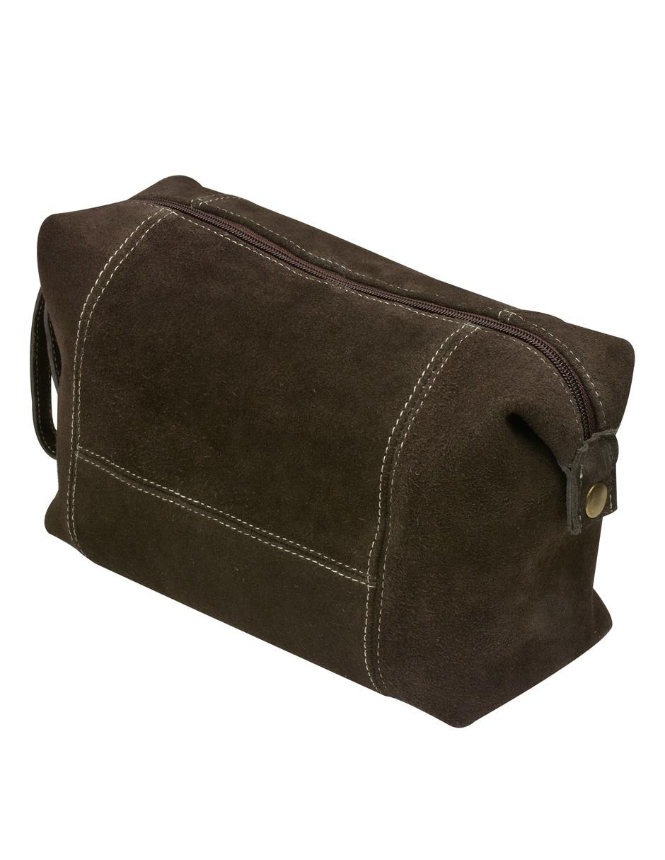 Cosmetiquera de viaje Brooklyn de gamuza unisex 3