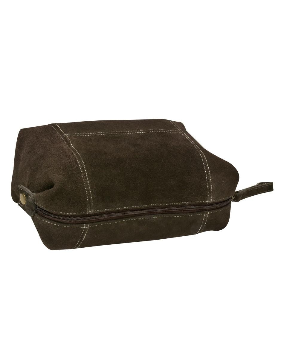 Cosmetiquera de viaje Brooklyn de gamuza unisex 4