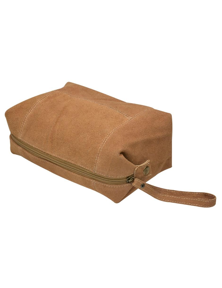 Cosmetiquera unisex HJ Hinojosa de gamuza