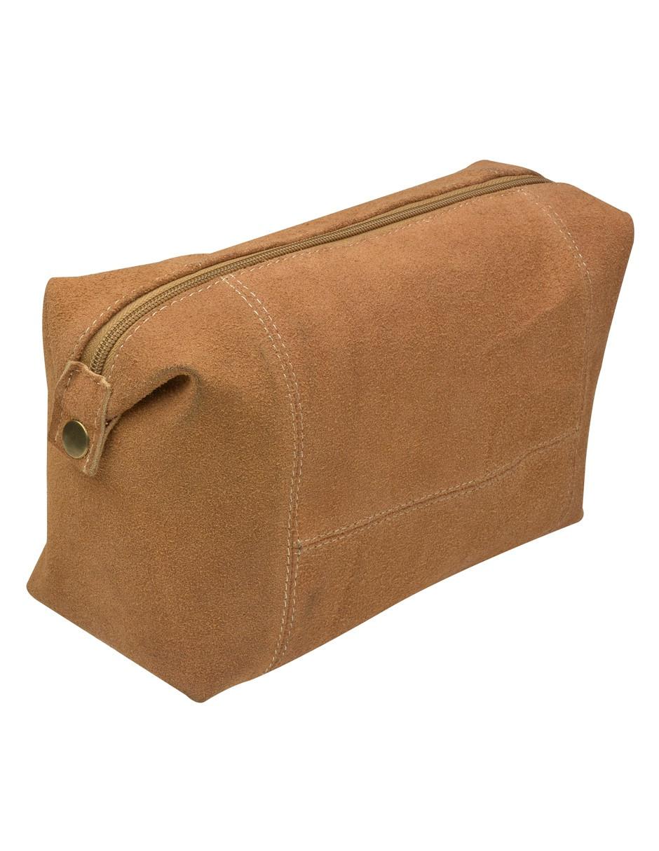 Cosmetiquera unisex HJ Hinojosa de gamuza