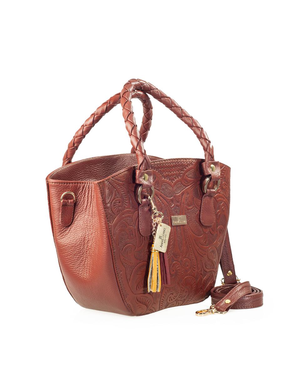 Bolsa satchel México Querido de piel 3