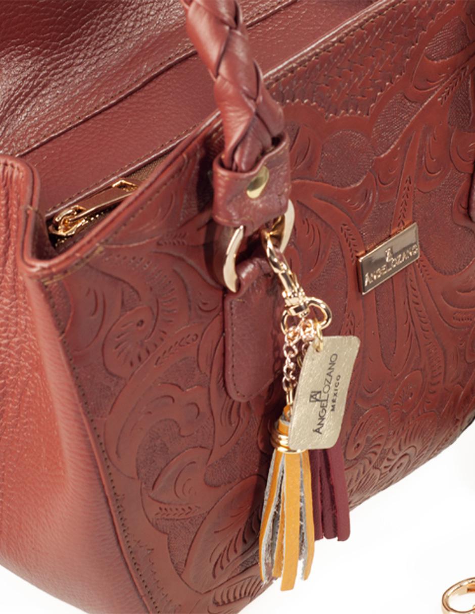 Bolsa satchel México Querido de piel 5
