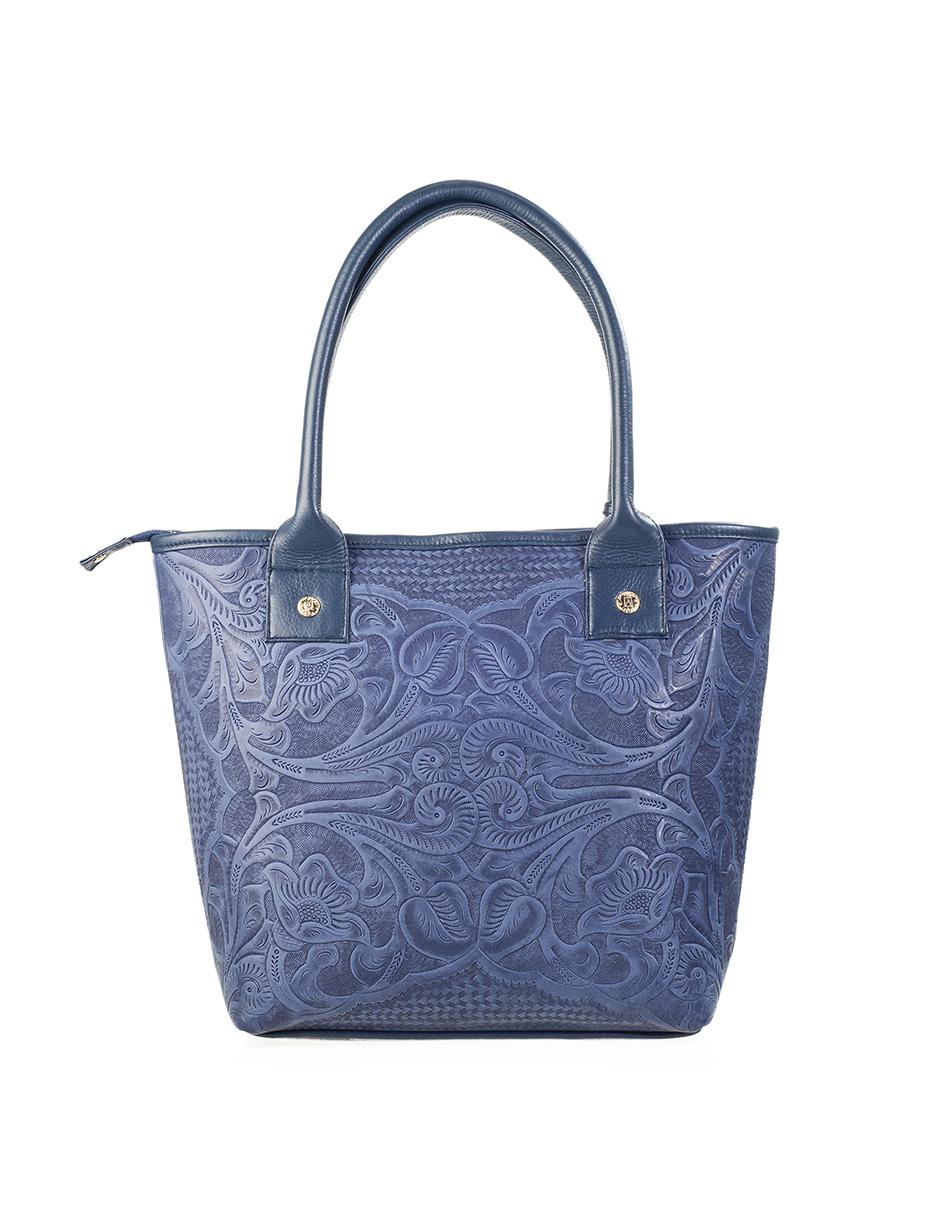 Bolsa tote SORAYA PIEL GRABADA de piel 5