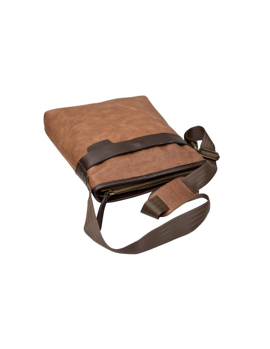 Bolsa messenger de piel para mujer 4