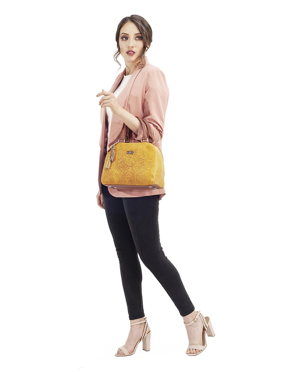 Bolsa satchel México Querido de piel 3