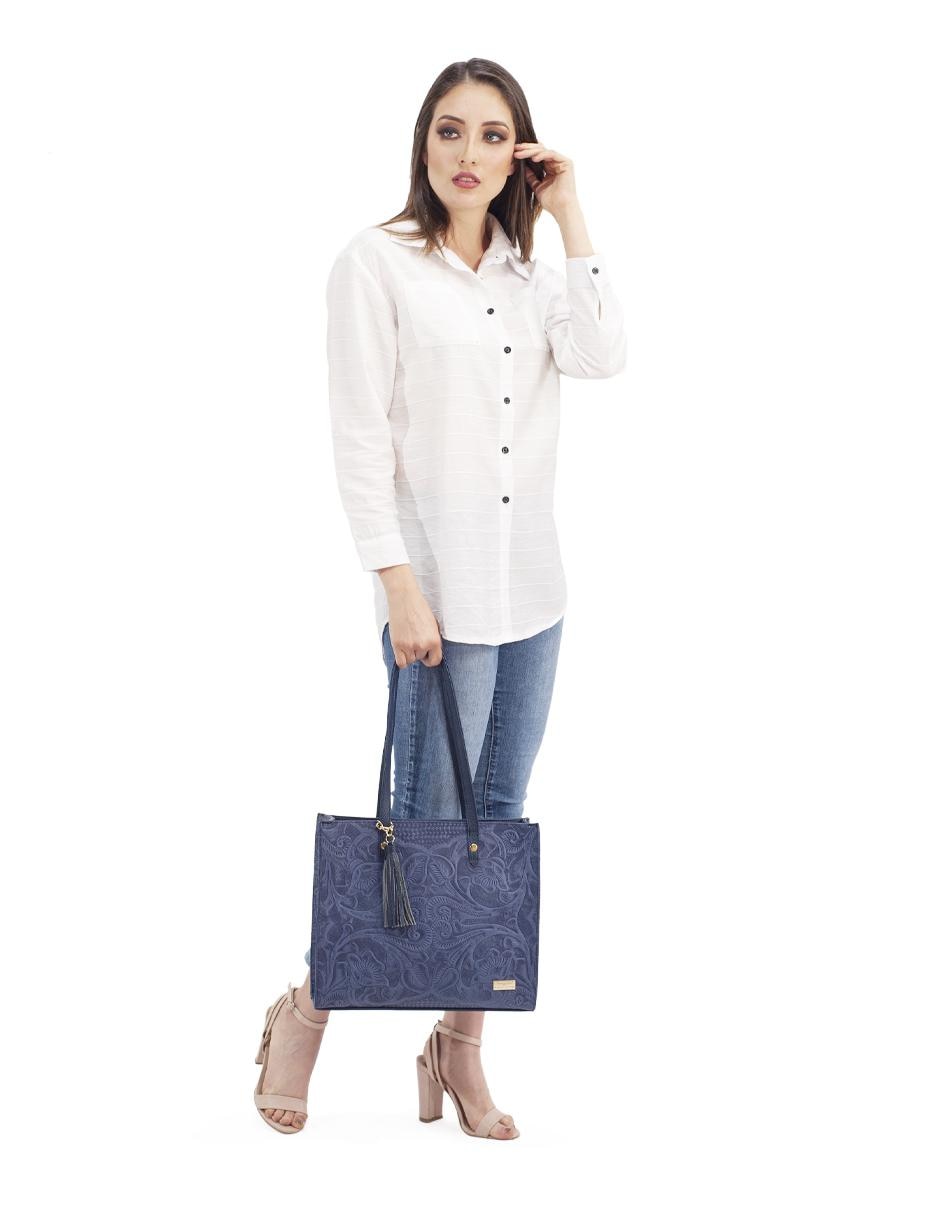 Bolsa tote de piel para mujer 3