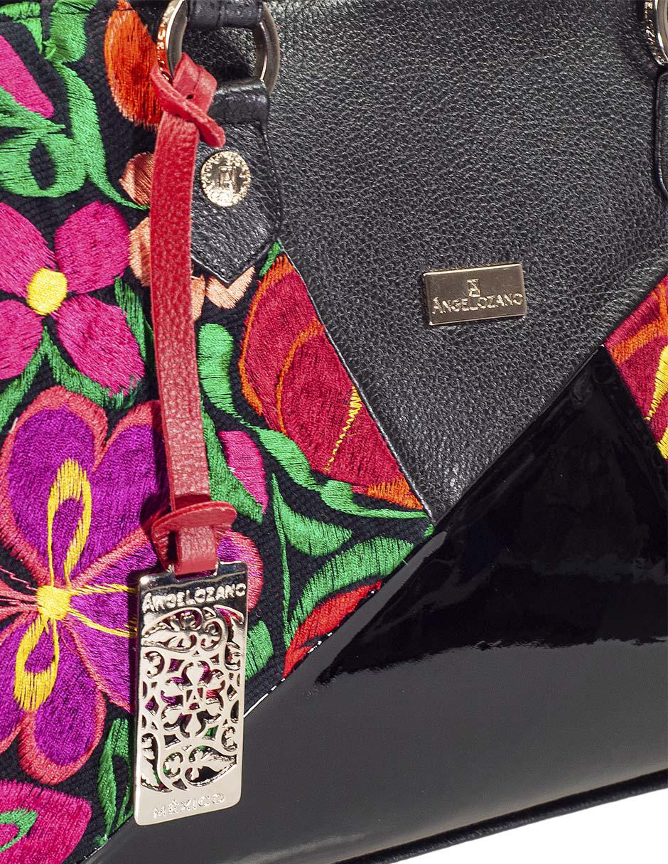 Bolsa tote SALMA PIEL TELAR de piel 2