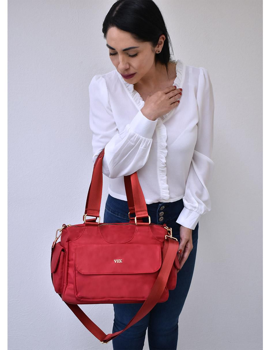 Bolsa satchel Vek para mujer