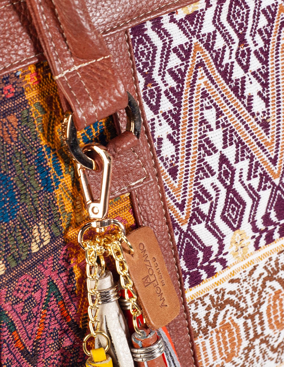 Bolsa tote México Querido de piel para mujer 6