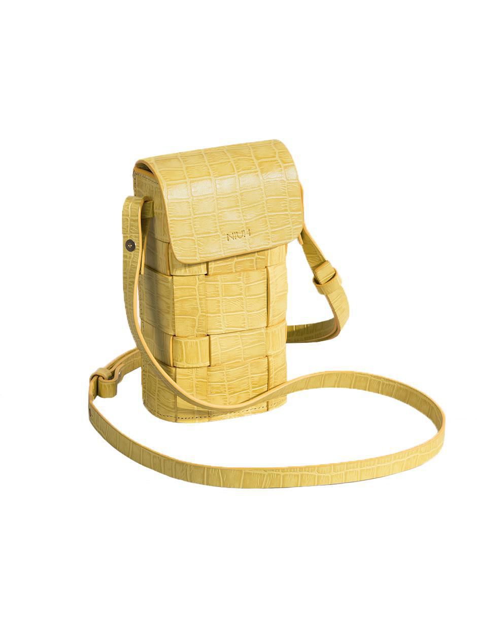 Bolsa crossbody Bisbita de piel para mujer