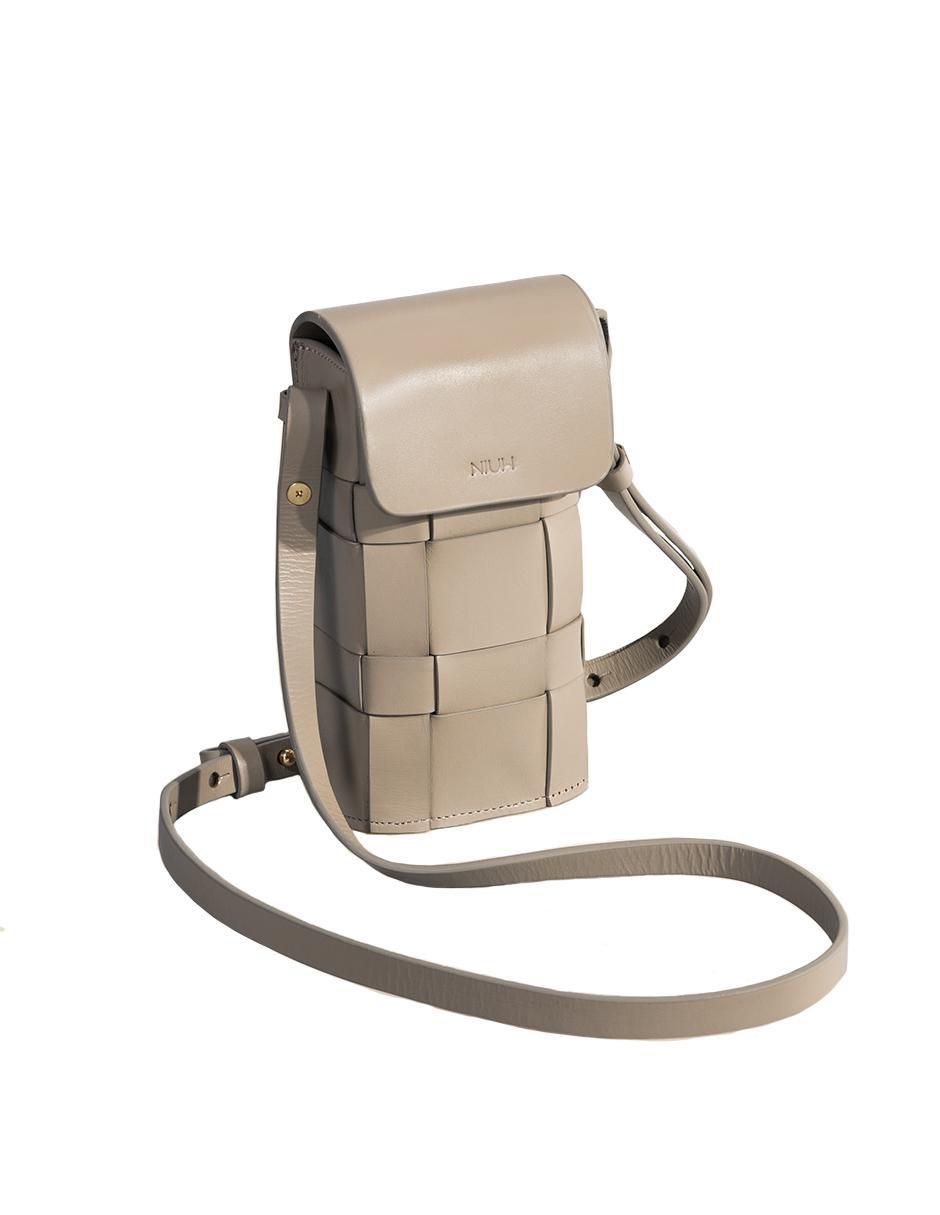 Bolsa crossbody Bisbita de piel para mujer Bolsa crossbody Bisbita de piel para mujer